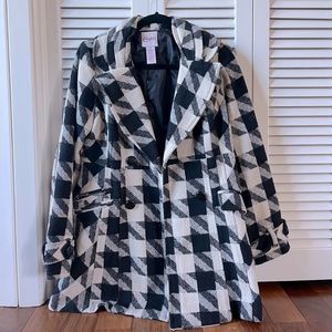 Houndstooth Peacoat